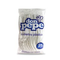 TENEDOR DESECHABLE 25 PZ DON PEPE