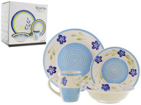 VAJILLA CERA DECO FLORES/RAY